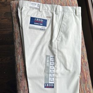 Men’s flat front chino pants